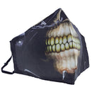 Biker Skull with Spikes Cotton Face Mask