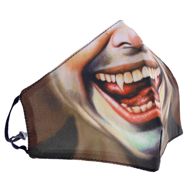 Vampire Grin Cotton Face Mask