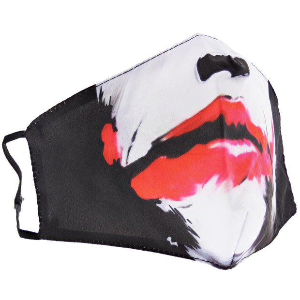 Red Clown Lips Cotton Face Mask