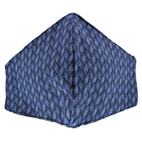 Crisscross Print Cotton Face Mask