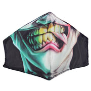 Clown with Cheeky Grin & Tongue Cotton Face Mask