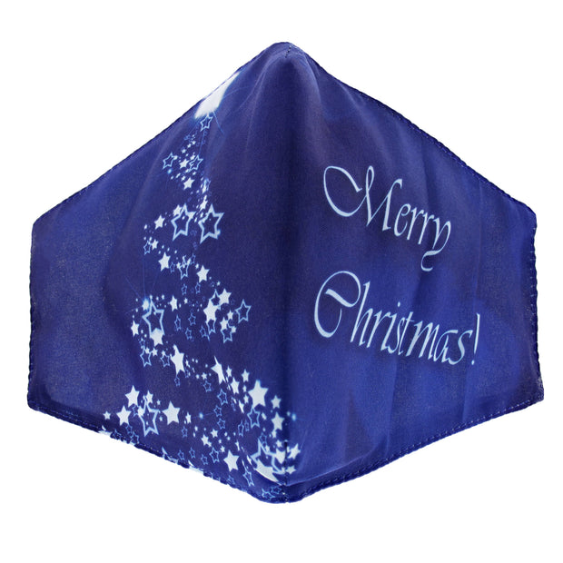 Merry Christmas & Stars Cotton Face Mask