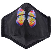 Multi Colour Butterfly Cotton Face Mask