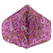 Multi Colour Paisley Print Cotton Face Mask