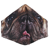 Pug Face Cotton Face Mask