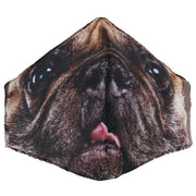 Pug Face Cotton Face Mask