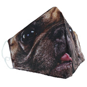 Pug Face Cotton Face Mask