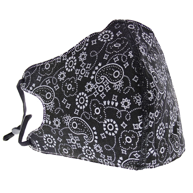 Paisley Print Cotton Face Mask