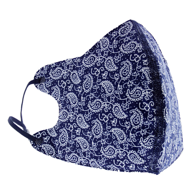 Paisley Print Cotton Face Mask