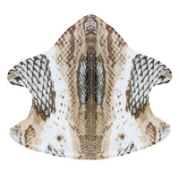 Snake Skin Print Cotton Face Mask
