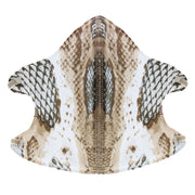 Snake Skin Print Cotton Face Mask