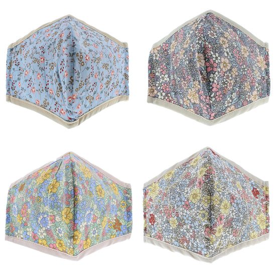 Assorted Mini Floral Print Cotton Face Mask