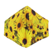 Sunflower Print Cotton Face Mask