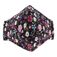 Multicolour Floral Print Cotton Face Mask
