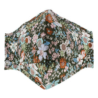 Multicolour Floral Print Cotton Face Mask