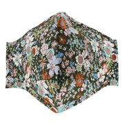 Multicolour Floral Print Cotton Face Mask