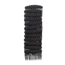7cm Ribbed Hair Comb