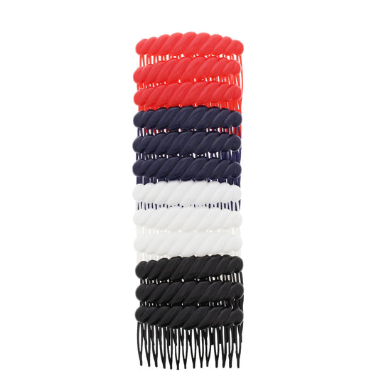 7cm Ribbed Hair Comb