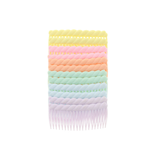 9.5cm Twisted Rope Design Hair Side Combs