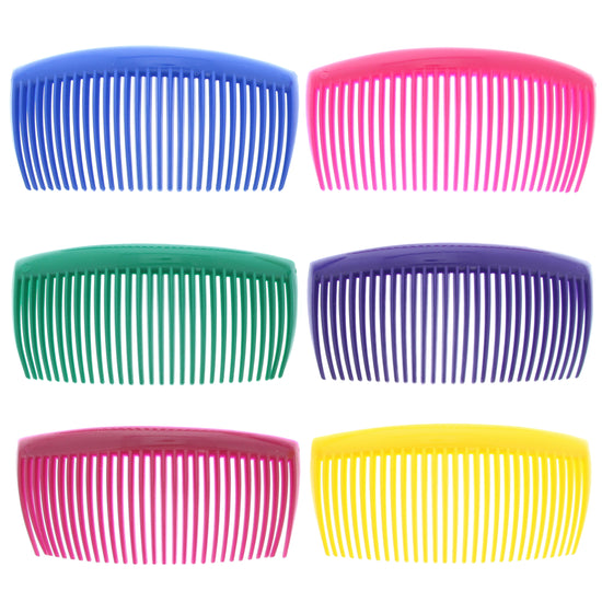 10.5cm Assorted Bright Hair Combs