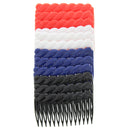 7cm Assorted Mix Hair Combs with Ribbed End