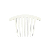 10.5 x 7cm Clear Plastic Hair Comb