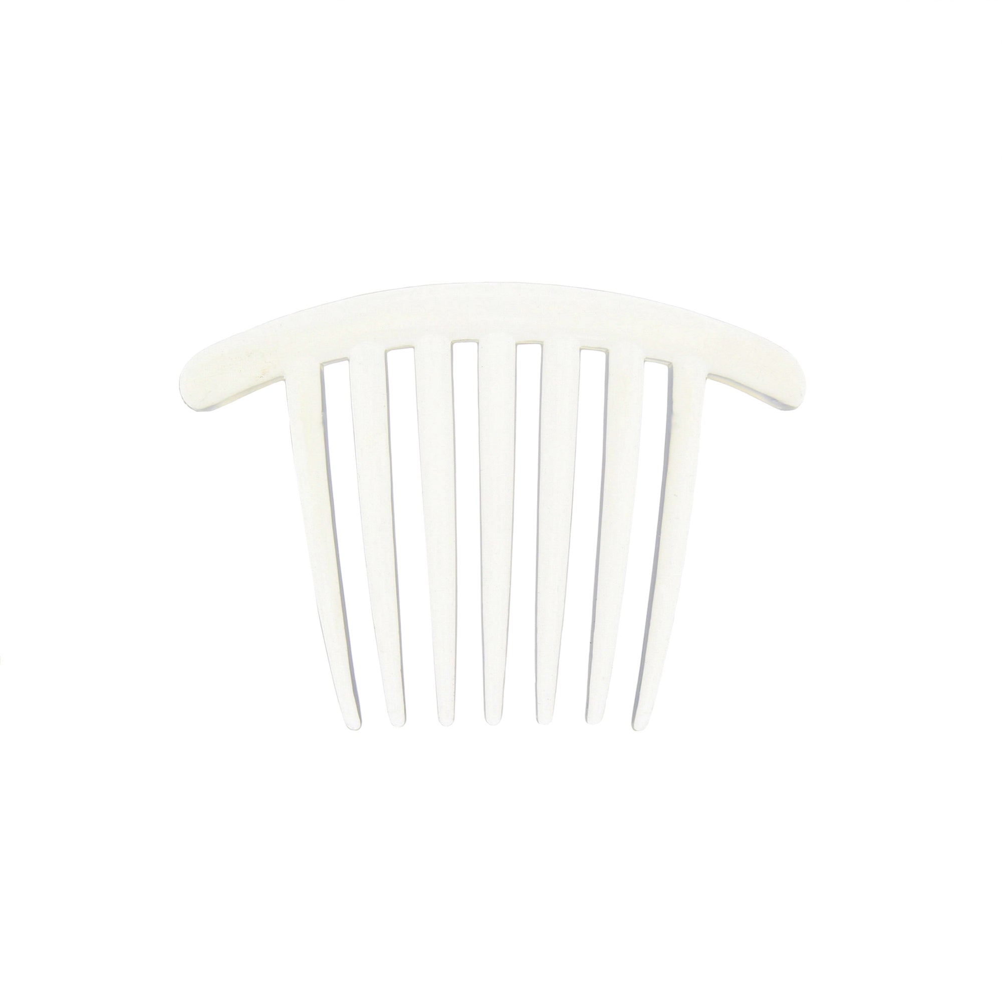 10.5 x 7cm Clear Plastic Hair Comb