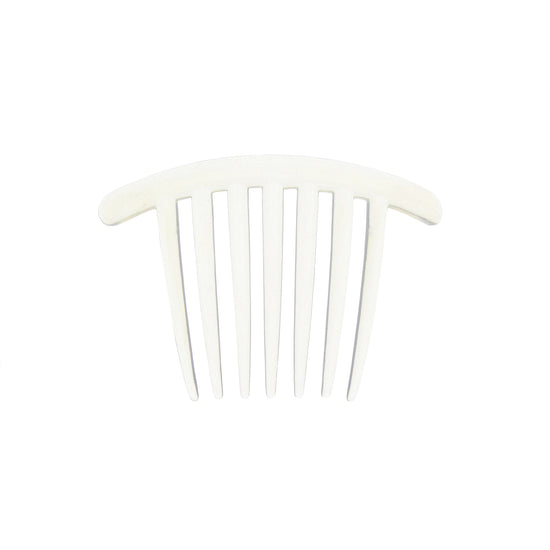 10.5 x 7cm Clear Plastic Hair Comb