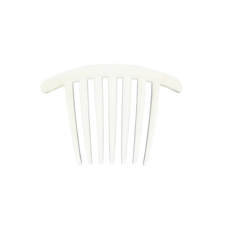 10.5 x 7cm Clear Plastic Comb with Extended Bar