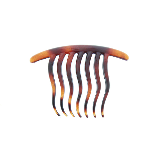 11 x 7cm Tortoiseshell Nylon Wavey Hair Comb