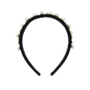 Black Velvet Padded Thick Aliceband