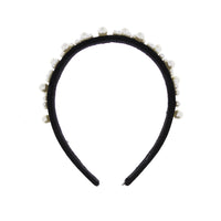 Black Velvet Padded Thick Aliceband