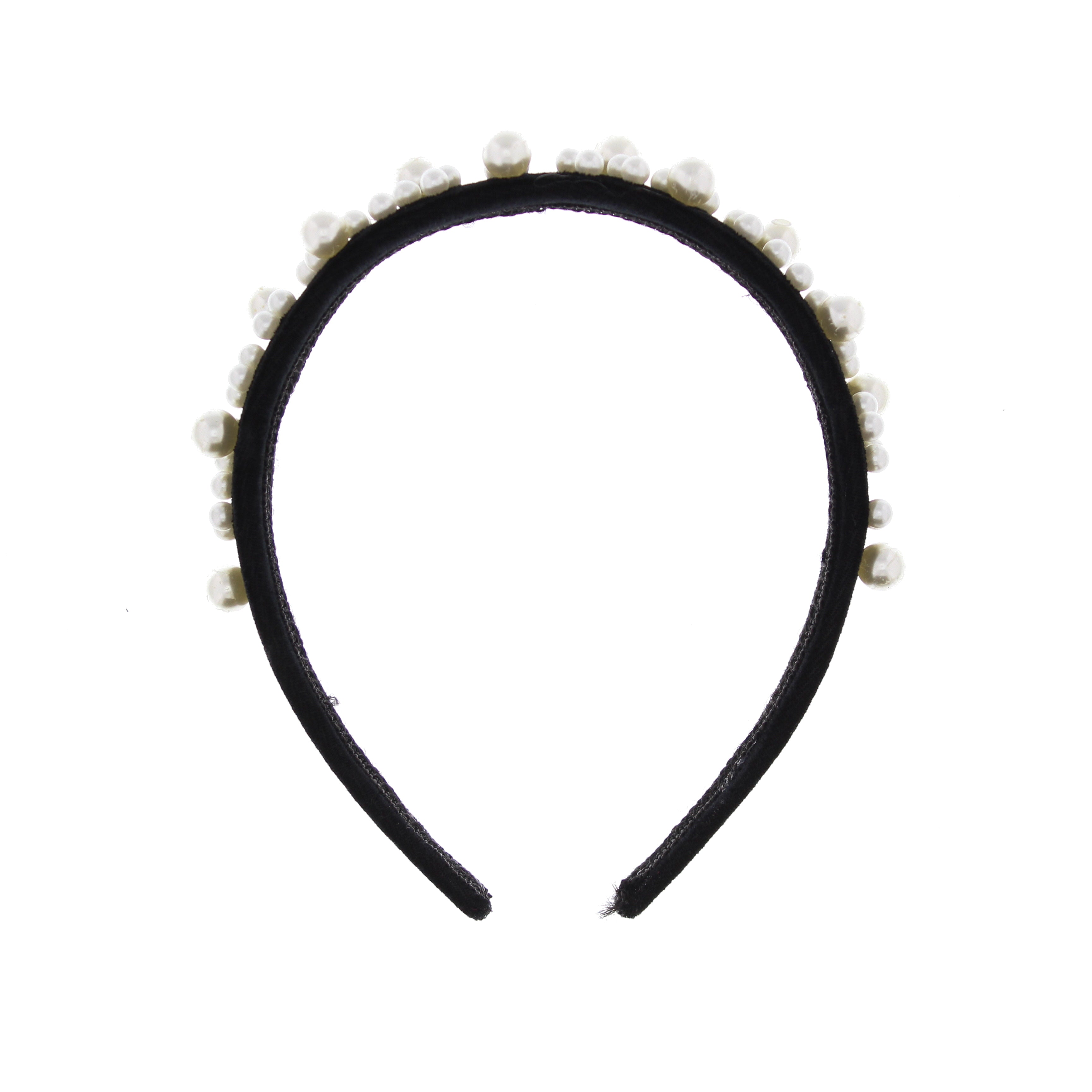 Black Velvet Padded Thick Aliceband