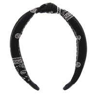 Paisley Knot Width Padded Aliceband