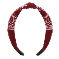 Paisley Knot Width Padded Aliceband