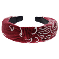 Paisley Knot Width Padded Aliceband