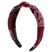 Paisley Knot Width Padded Aliceband