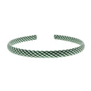 Thin Gingham Aliceband