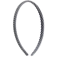 Thin Gingham Aliceband