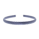 Thin Gingham Aliceband