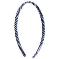 Thin Gingham Aliceband