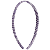 Thin Gingham Aliceband