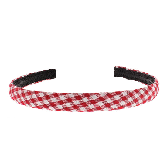 Thin Gingham Aliceband