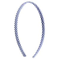 Thin Gingham Aliceband
