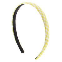 Thin Gingham Aliceband