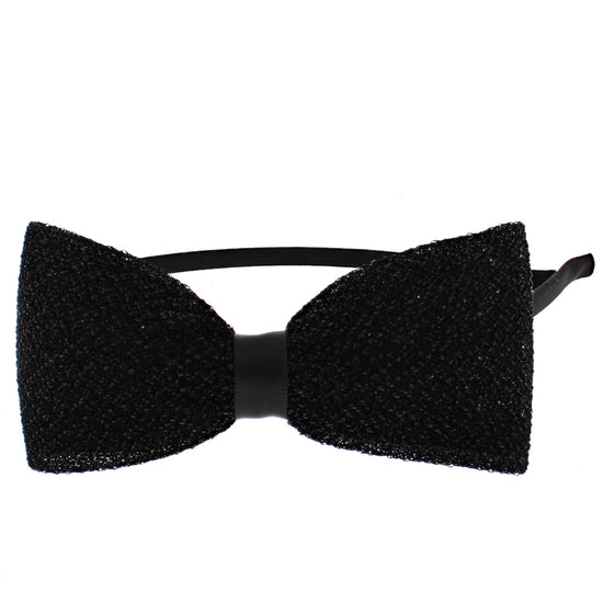 Assorted Thin Satin Alicebands with Large Glitter Bows