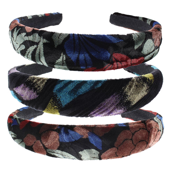 Assorted Colours Vintage Printed Aliceband
