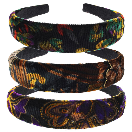 Assorted Colours Vintage Printed Aliceband