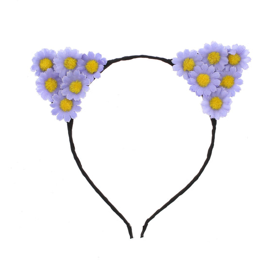 Sunflower Cat Ear Headbands