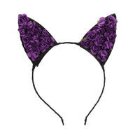 Rose Cat Ear Headbands